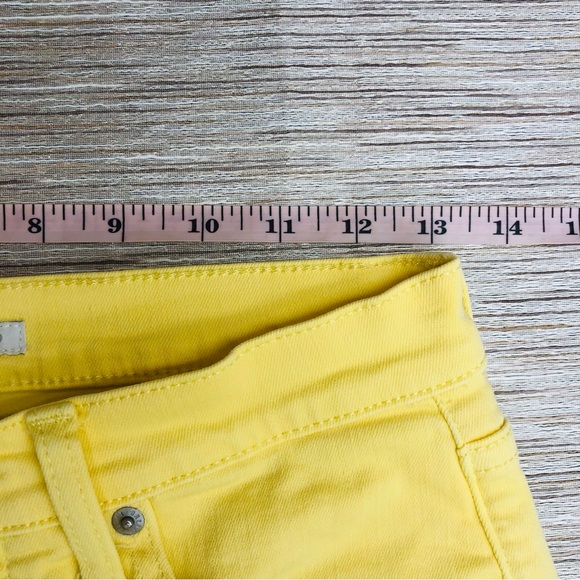 Lucky Brand Yellow Ava Mid Rise Crop - Picture 8 of 16